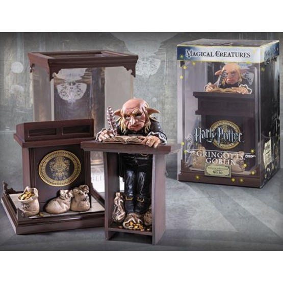 Figura Gringotts Goblin 18 cm Magical Creatures nº 10. Animales fantásticos Universo Harry Potter