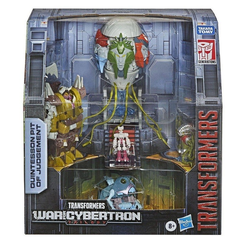 Set de Figuras Transformers: Box Set Quintesson Pit of Judgement. War for Cybertron Trilogy