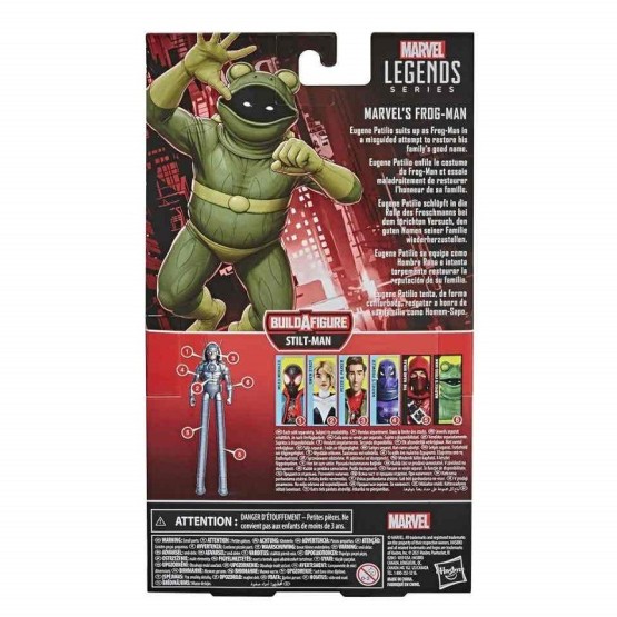 Figura Marvel's Frog-Man 15 cm Marvel Legends Into the Spider-Verse (BAF: Stilt-Man)