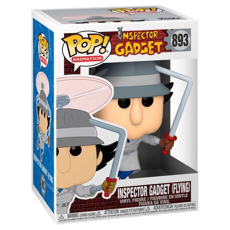 Funko POP! 893 Inspector Gadget Gadgetohelicoptero (Flying) (Inspector Gadget)