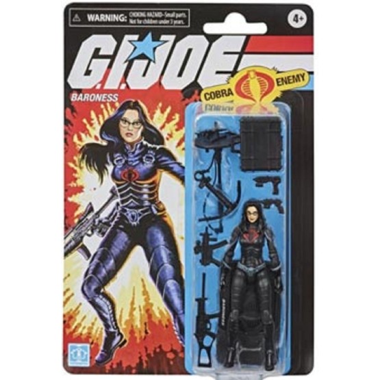 Figura Baroness 12 cm G.I. JOE Retro Series Cobra Enemy E90645