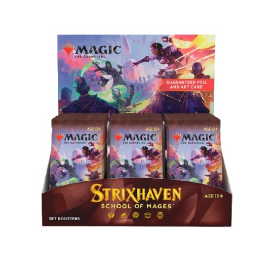 Magic the Gathering. Caja  30 Set Boosters Strixhaven: School of Mages (Idioma: Ingles)