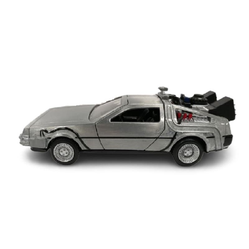 Regreso al Futuro Réplica Vehículo Diecast Model Hollywood Rides 1/32 DeLorean Time Machine