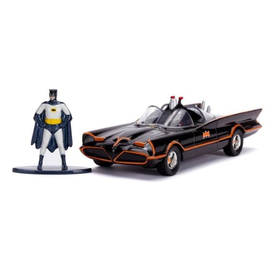 Batman Classic TV Series Vehículo 1/32 1966 Classic Batmobile con Figura