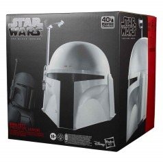 Casco Electrónico Boba Fett Star Wars Prototipo Black Series réplica