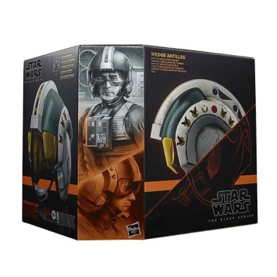 Casco Star Wars The Black Series Wedge Antilles escala 1:1