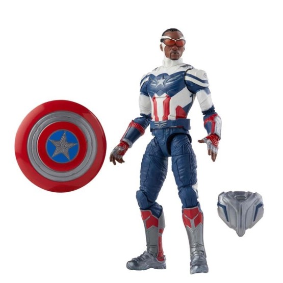 Figura Captain America: Sam Wilson 15 cm Marvel Legends (F0328) (BAF: Fight Gear C.A.)