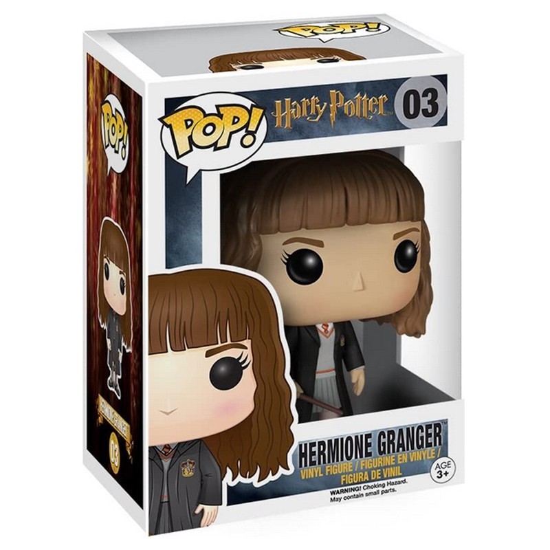 Ese mostrar salón Funko Pop! 03 Hermione Granger (Harry Potter)