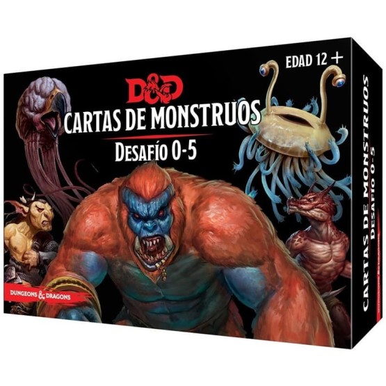 DUNGEONS & DRAGONS: Cartas de Monstruos desafío 0-5