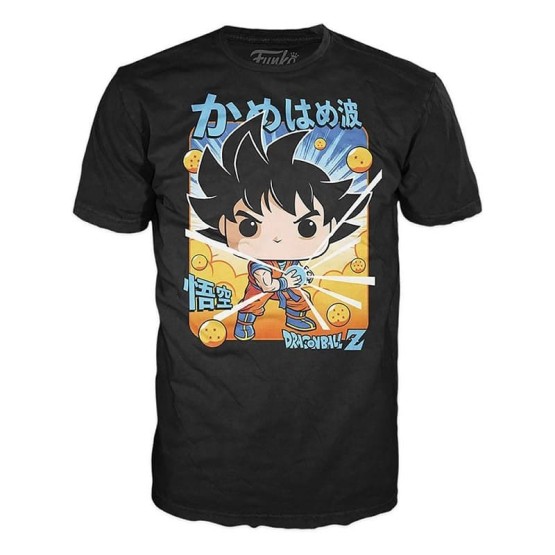 Funko POP! Tees. POP Goku  y Camiseta Dragon Ball Z Talla M