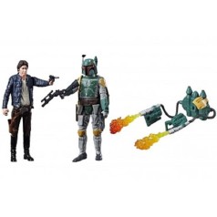 Figura  Han Solo / Boba Fett 9,5 cm Star Wars: Force Link Pack (C1244)