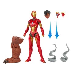 figura de ironheart de marvel legends BAF Ursus Major con accesorios