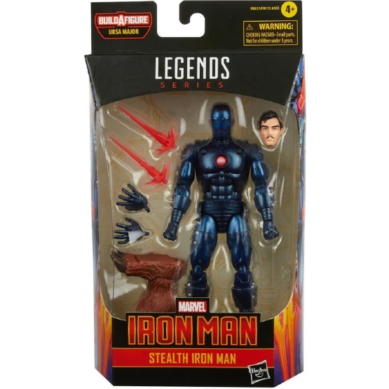 Figura Iron Man Stealth 15 cm Marvel Legends BAF Ursa Major (F0357)