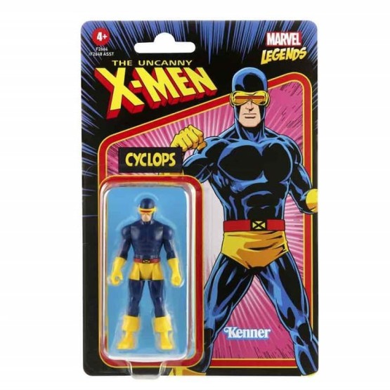 Figura Cyclops (Cíclope) 9,5 cm Marvel Legends Retro (F2664)