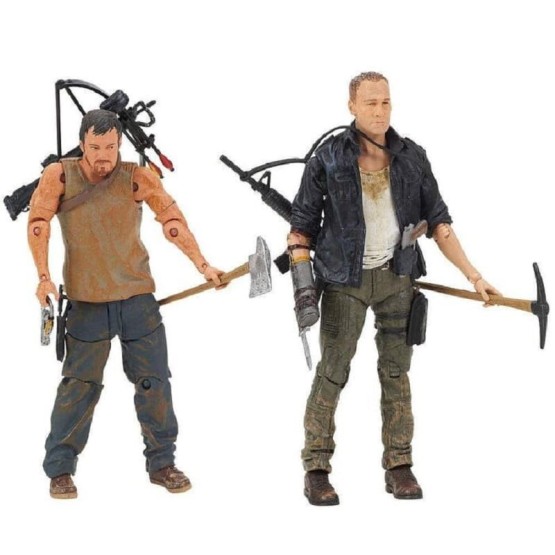 Pack de 2 figuras Hermanos Dixon 13cm The Walking Dead Mcfarlane