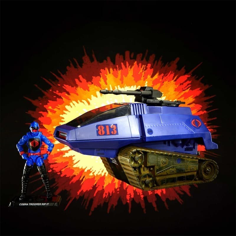 Vehículo H.I.S.S. COBRA + Figura "Cobra trooper RIP" 12 CM GIJOE RETRO SERIES (F1965)