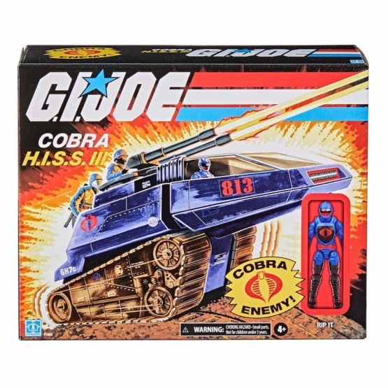 Vehículo H.I.S.S. COBRA + Figura "Cobra trooper RIP" 12 CM GIJOE RETRO SERIES (F1965)