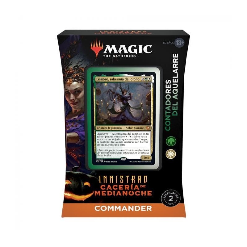 Mazo Commander: Contadores del Aquelarre. Magic: the Gathering