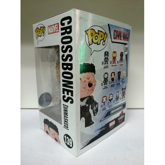Funko Pop! 139 Crossbones Unmasked (Marvel) Underground Toys
