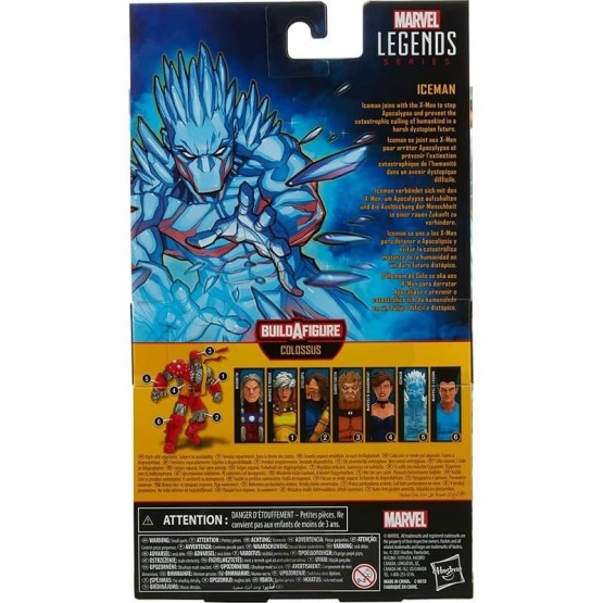 Figura Iceman 15 cm Marvel Legends BAF Colossus (F1011)