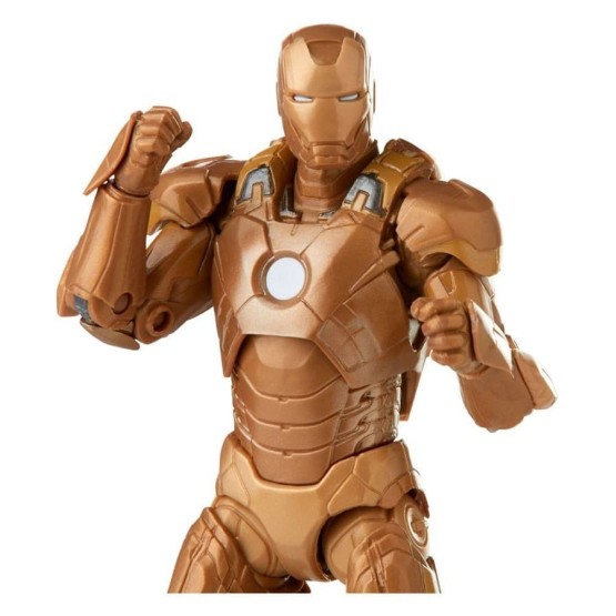 Figuras de Iron Man Mark XXI y Happy Hogan 15 cm The Infinity Saga Marvel Legends (F0191)