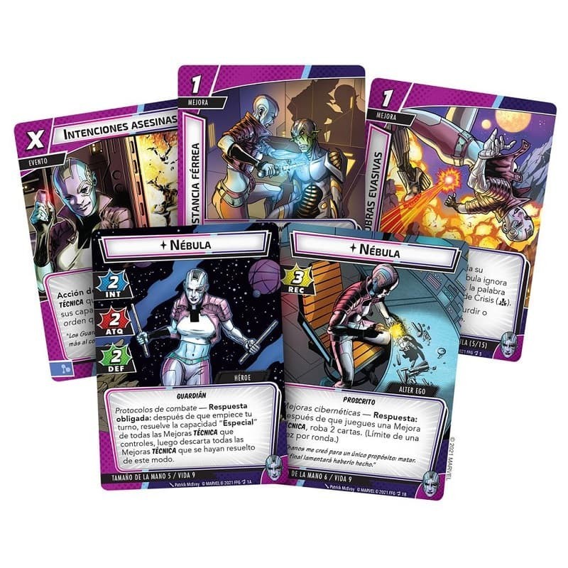 NEBULA - PACK DE HEROE - MARVEL CHAMPIONS LCG