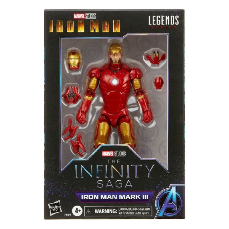 Figura Iron Man Mark III 15 cm The Infinity Saga Marvel Legends (F0184)