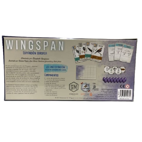 WINGSPAN: Expansión Europea