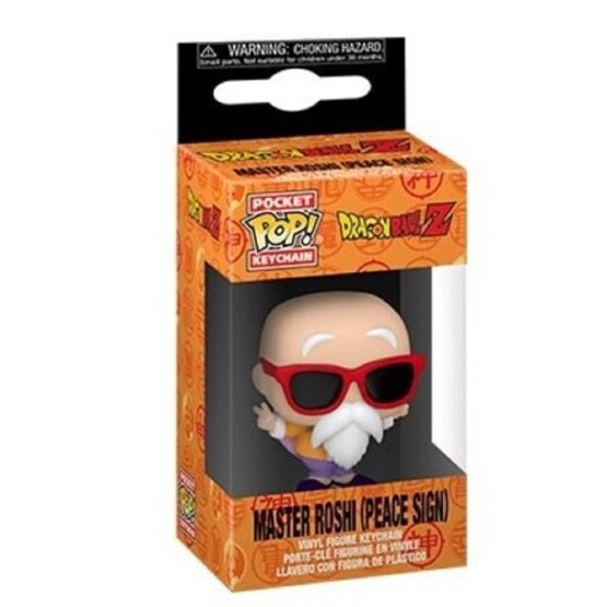 Master Roshi (Peace sign)  llavero Dragon Ball Z 4 cm Pocket POP!