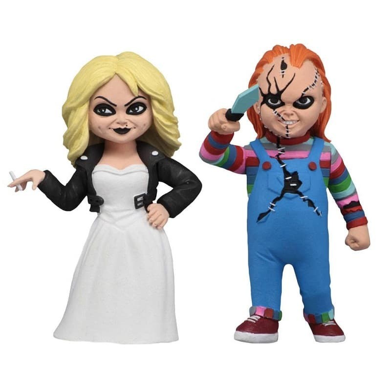 Figuras Chucky y Tiffany  15 cm Toony Terrors La novia de Chucky