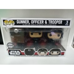 Funko Pop! 3 Pack Gunner, Officer & Trooper (Star Wars)