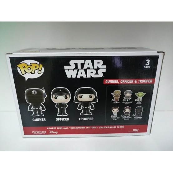 Funko Pop! 3 Pack Gunner, Officer & Trooper (Star Wars)