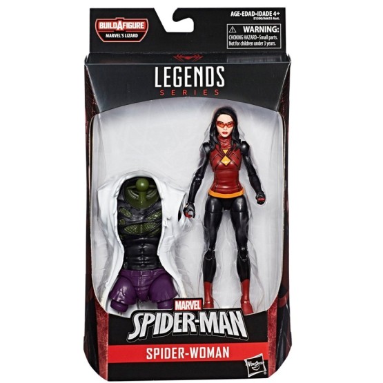Figura Spider-woman Marvel Legends (Lizard BAF)