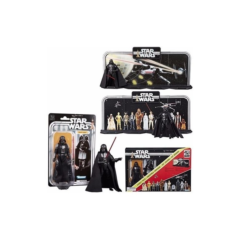 FIGURA STAR WARS THE BLACK SERIES 15 CM 40TH ANNIVERSARY DARTH VADER LEGACY PACK