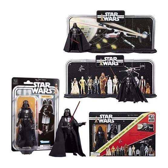 FIGURA STAR WARS THE BLACK SERIES 15 CM 40TH ANNIVERSARY DARTH VADER LEGACY PACK