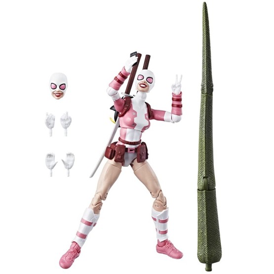 Figura Gwenpool Marvel Legends (Lizard BAF)