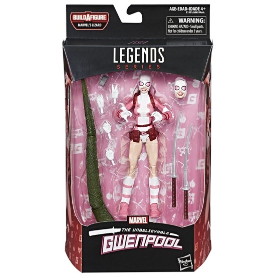 Figura Gwenpool Marvel Legends (Lizard BAF)