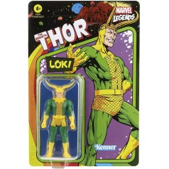 Figura Loki 9,5 cm Marvel Legends Retro (F2671)