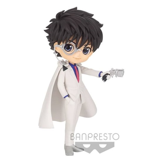 Q Posket  Detective frac blanco Conan   14 cm (Ver. A)