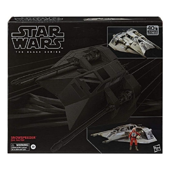 Snowspeeder y piloto Dark Ralter Black Series figura Star Wars 15 cm