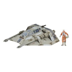 Snowspeeder y piloto Dark Ralter Black Series figura Star Wars 15 cm