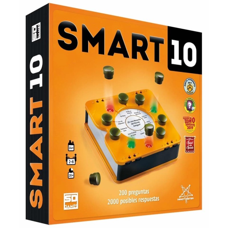 Smart 10: 200 preguntas 2000 posibles respuestas