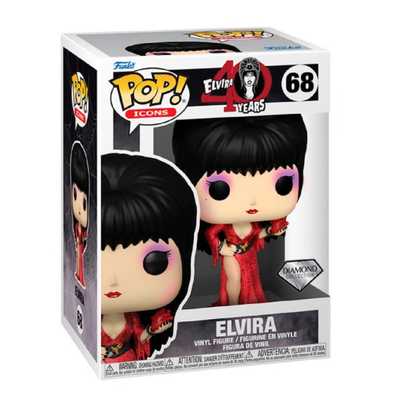 Funko Pop! 68 Elvira 40 aniversario (Diamond Collection)