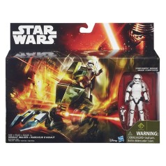 STAR WARS THE FORCE AWAKENS ASSAULT WALKER VEHICLE + FIGURA  STORMTROOPER SERGENT (B3717)