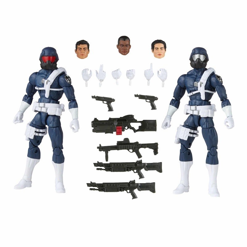 Pack dos Agentes de Shield Marvel Legends Figuras 15 cm (F4740)