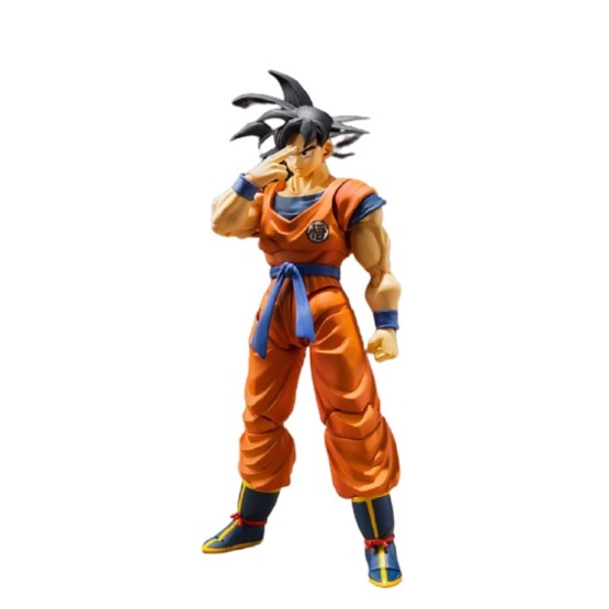 Son Goku Saiyan Raised on Earth Dragon Ball Z SH Figuarts figura 14 CM
