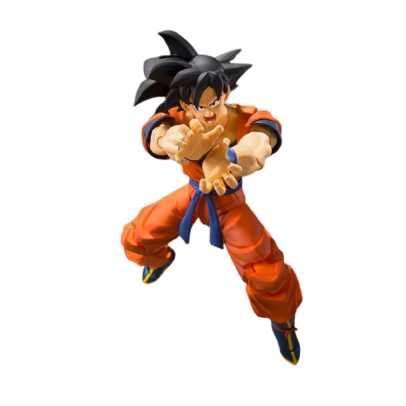 Son Goku Saiyan Raised on Earth Dragon Ball Z SH Figuarts figura 14 CM