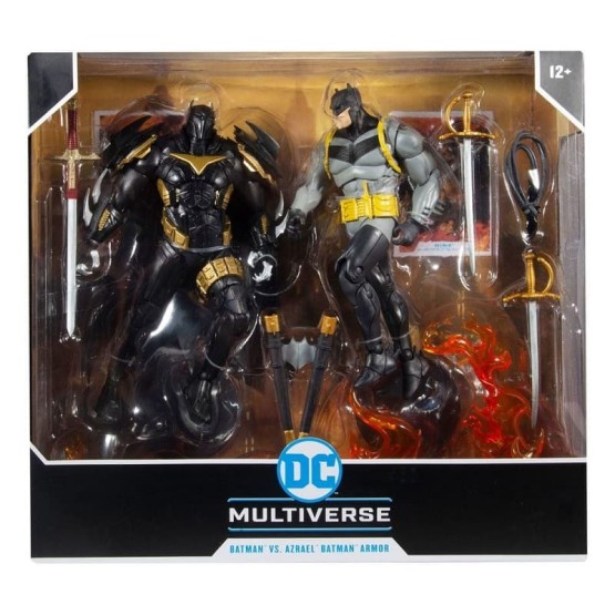 Figuras Batman Vs Azrael Armor 18 cm DC Multiverse Collector Multipack