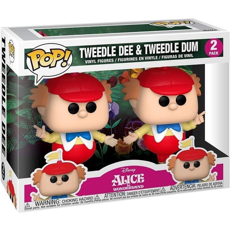 Funko Pop! 2 pack Tweedle Dee & Tweedle Dum (Alice in Wonderland)