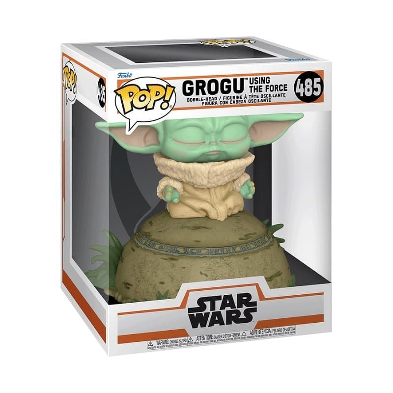 Funko Pop! 485 Grogu using the force (Star Wars: The Mandalorian)
